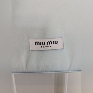 Miu Miu Beauty Soft Blue Tote Bag